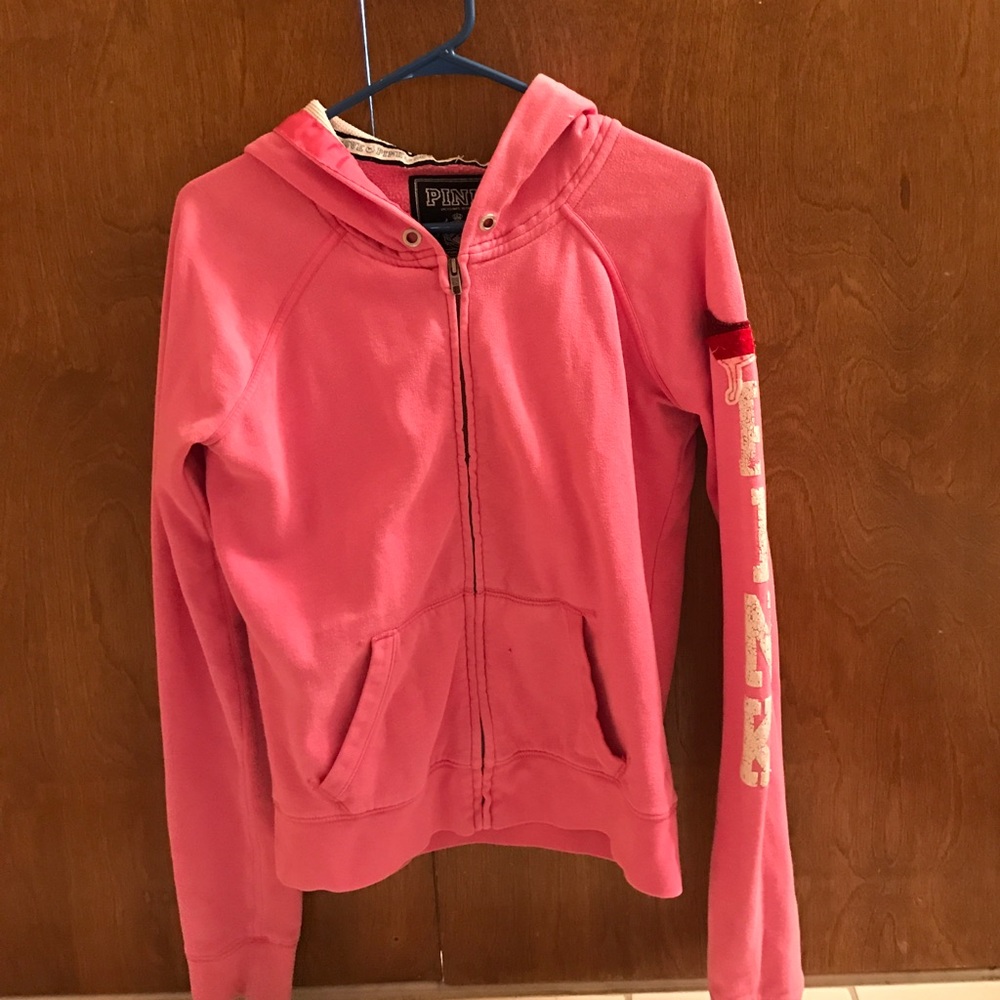 Pink hoodie