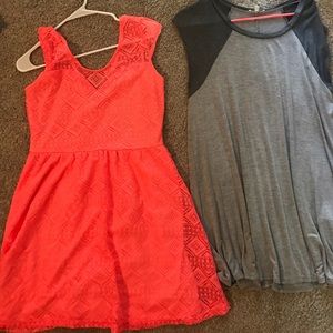 2 juniors dresses