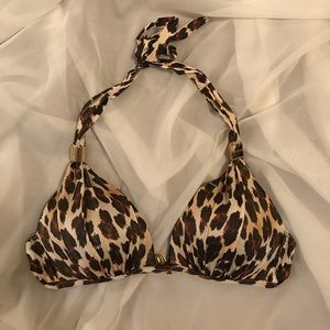Metallic animal print swim top Victoria's Secret
