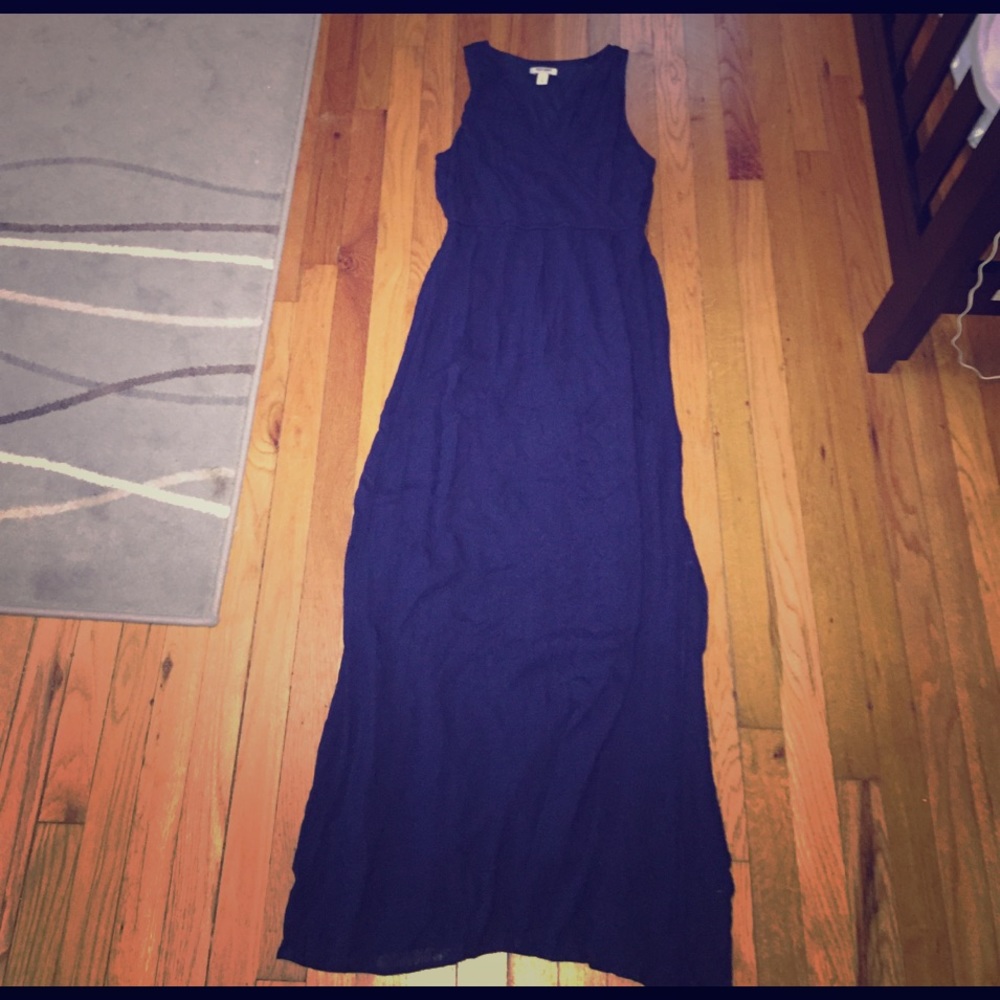 Old Navy navy blue maxi dress