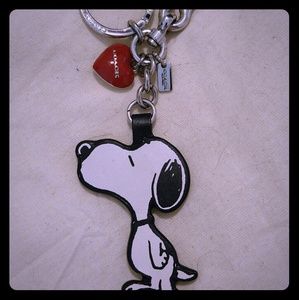 ❤COACH SNOOPY KEYCHAIN - RARE!❤