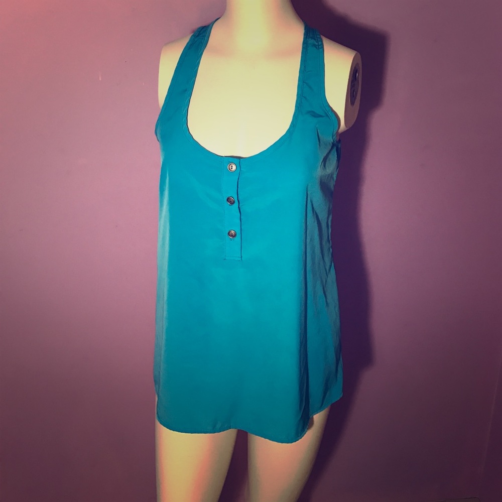 Sky blue racerback tank