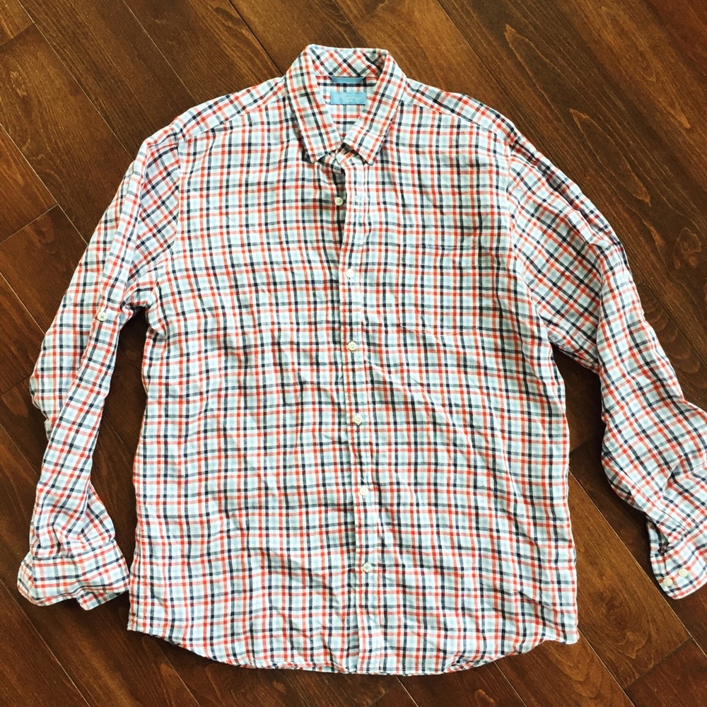100% Linen Men's Button Down Shirt