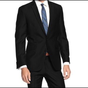 NWT Mundo Uomo Black Slim Fit Suit 50L/44W