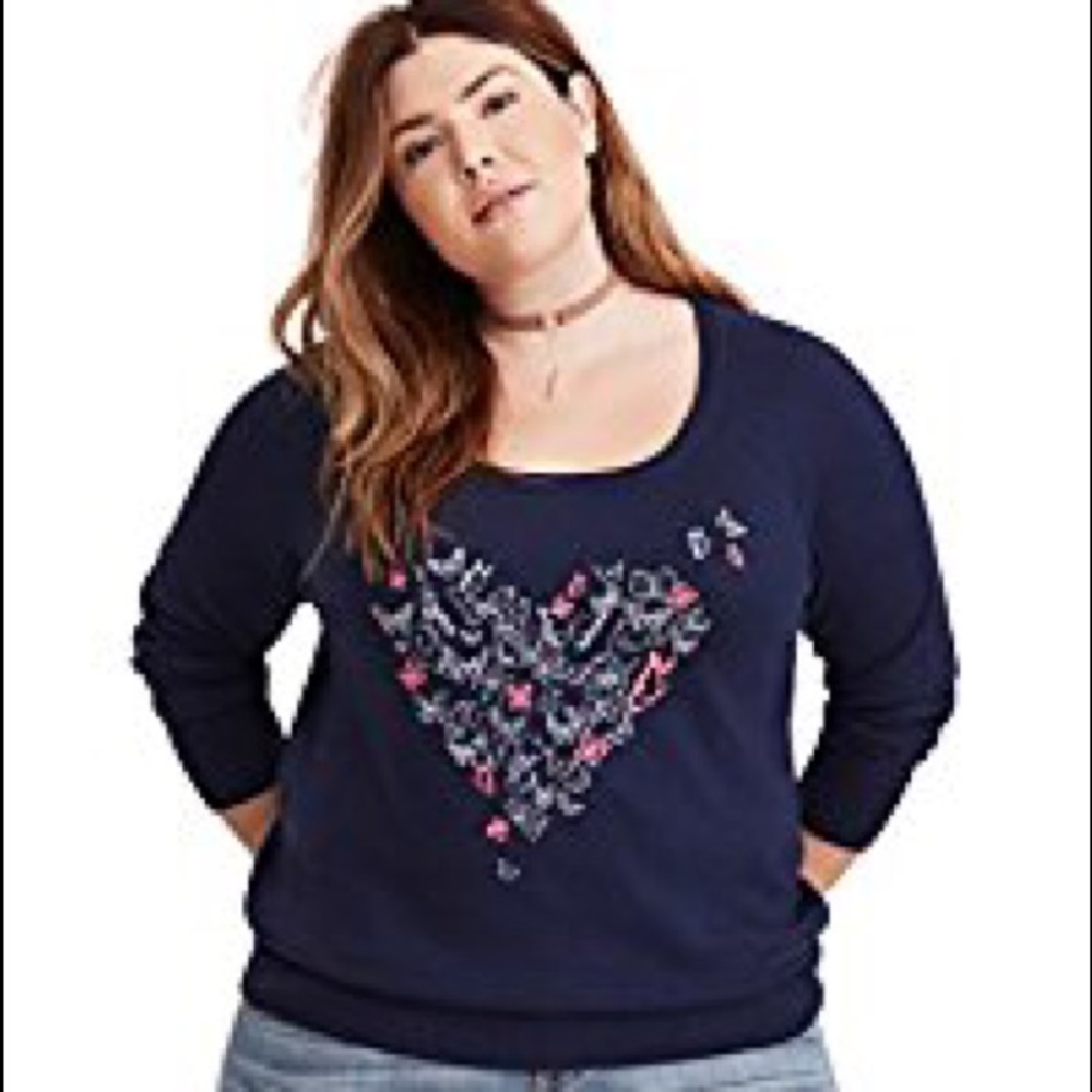 Butterfly Heart Sweater