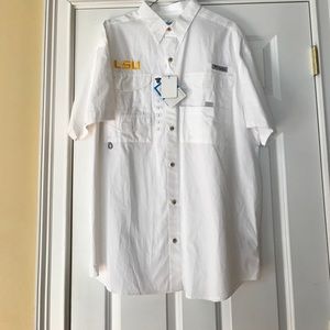 NWT men's LSU fishing shirt