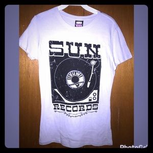 Women's Sun Records Grey Tee Rockabilly