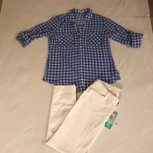 NWOT, Old Navy Ankle Length Pixie Pant, White