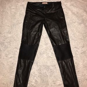 Kittenish Faux leather MOTO leggings