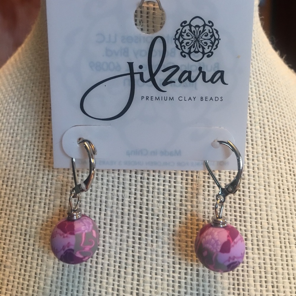 NWOT clay bead earrings