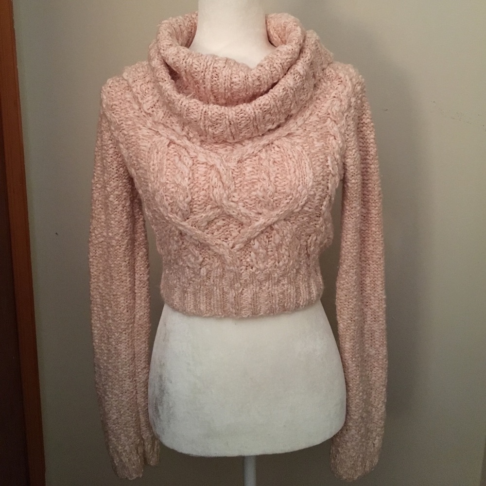 BEBE cowl neck sweater
