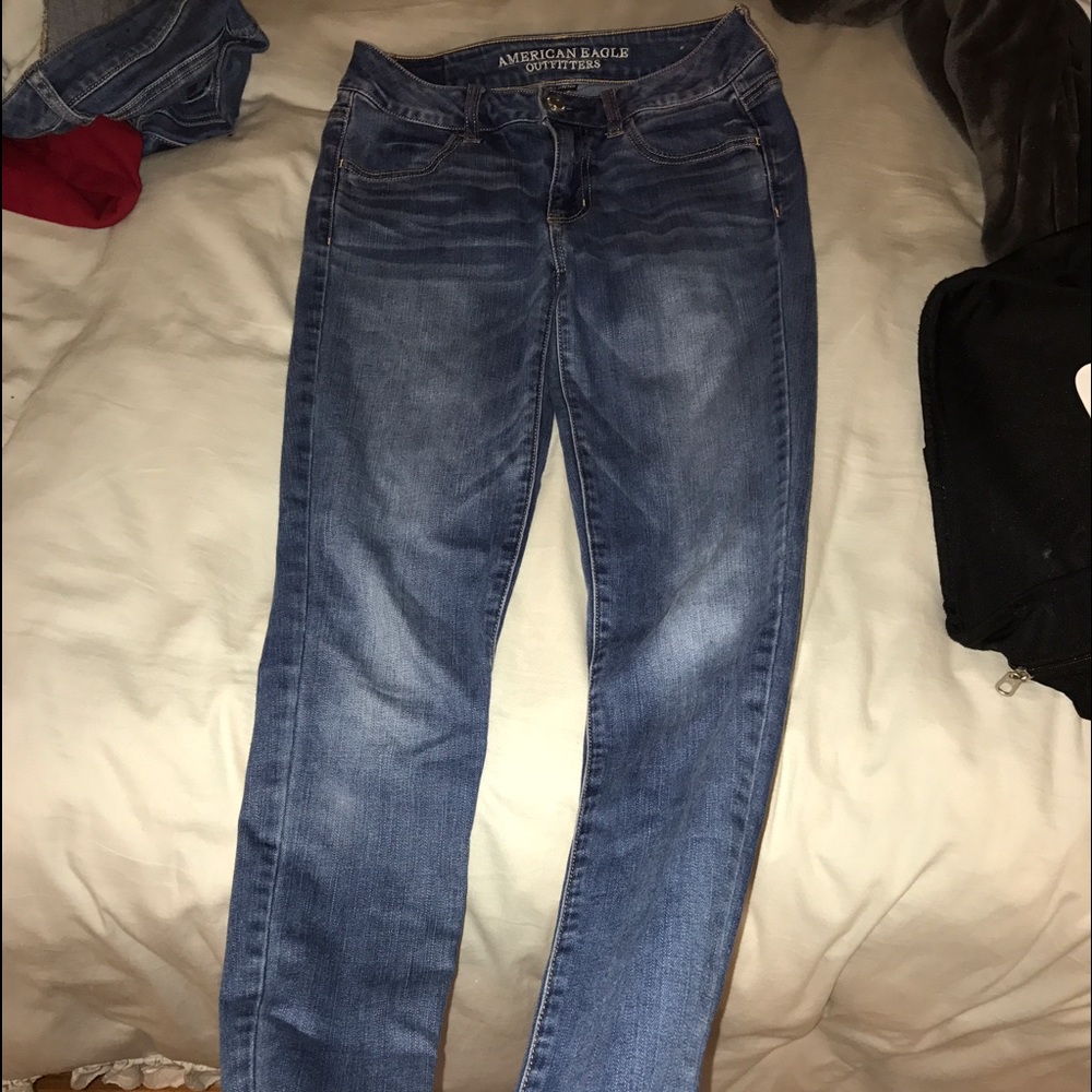3 pairs of jeans: 1 American eagle & 2 Pacsun