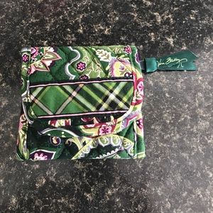 Vera Bradley Petite Tri-Fold Wallet Chelsea Green