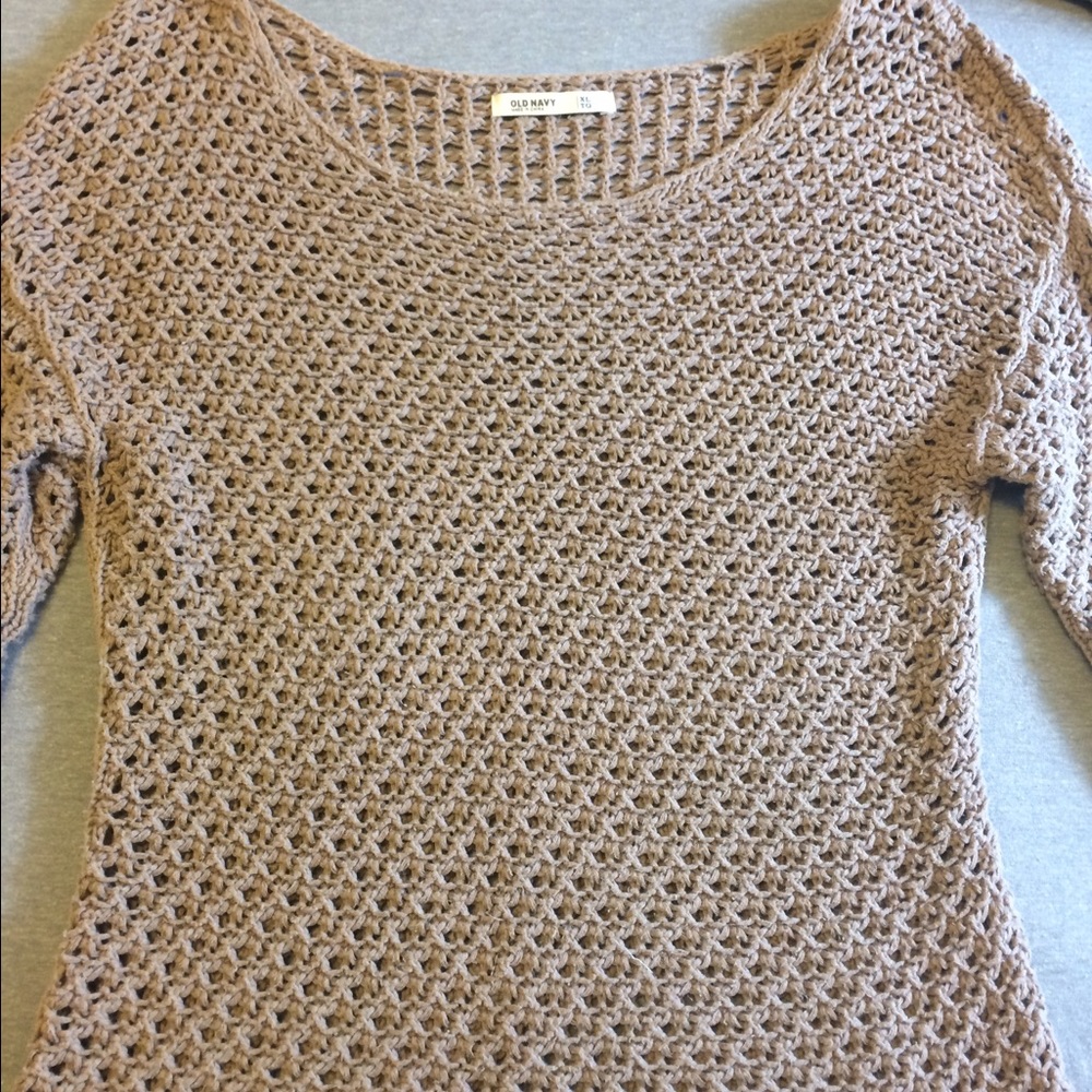 Old Navy open knit sweater