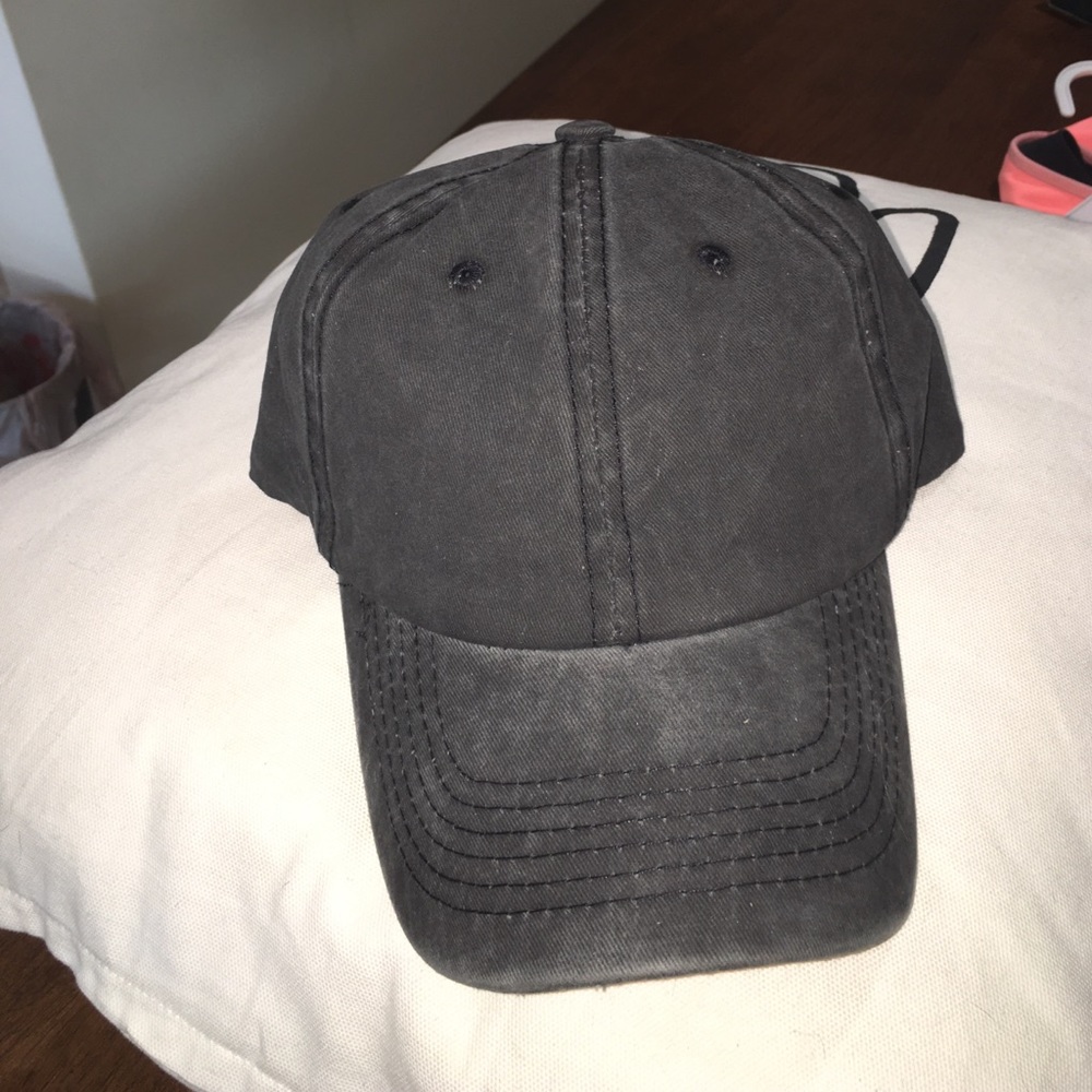 Charcoal cap with adjustable strap! *new*