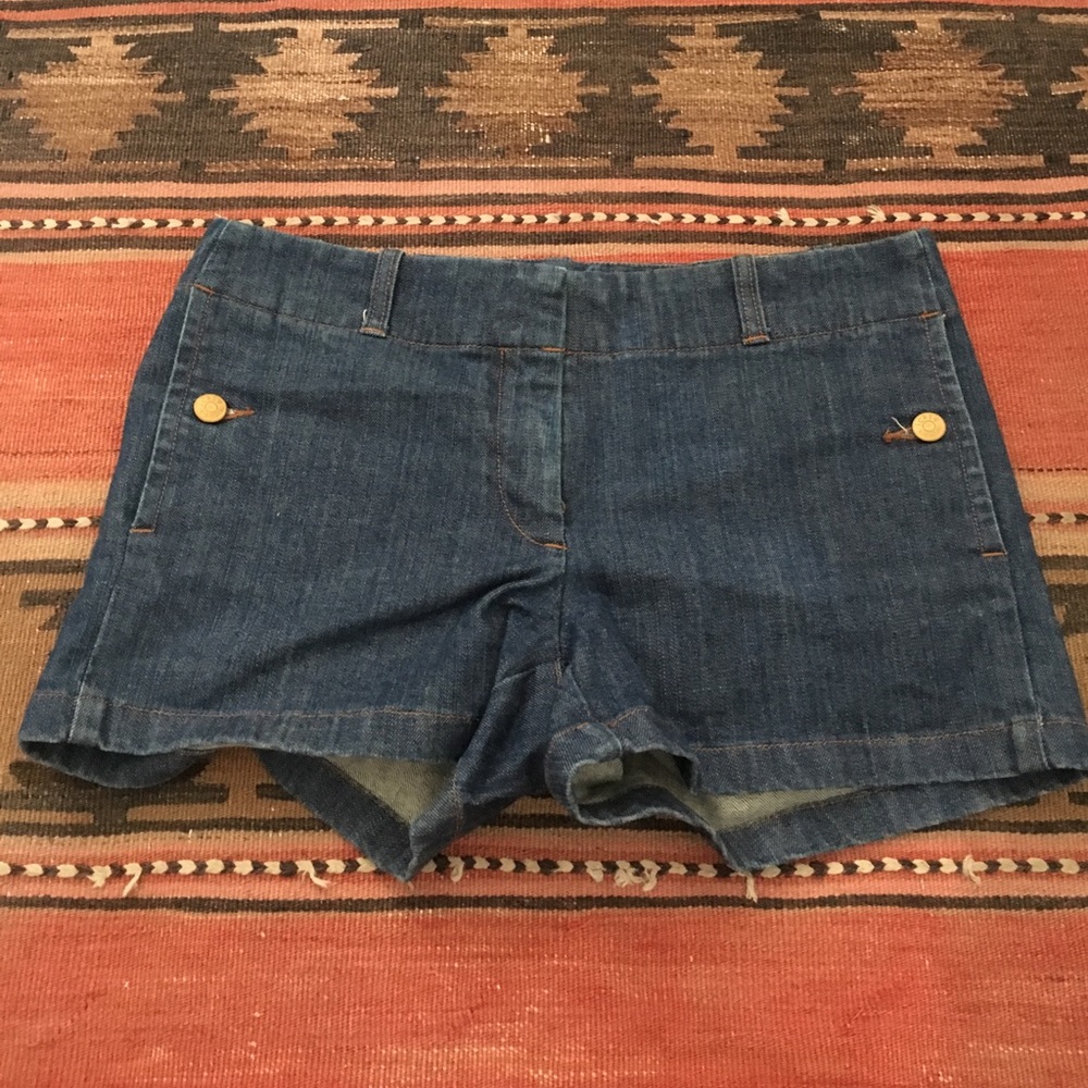 J Crew denim Jean shorts with button pockets