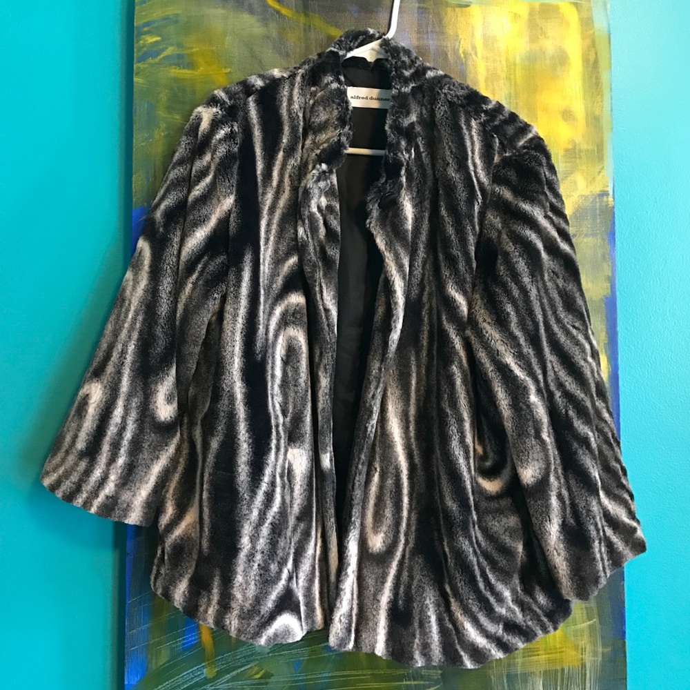 Faux fur vintage inspired jacket