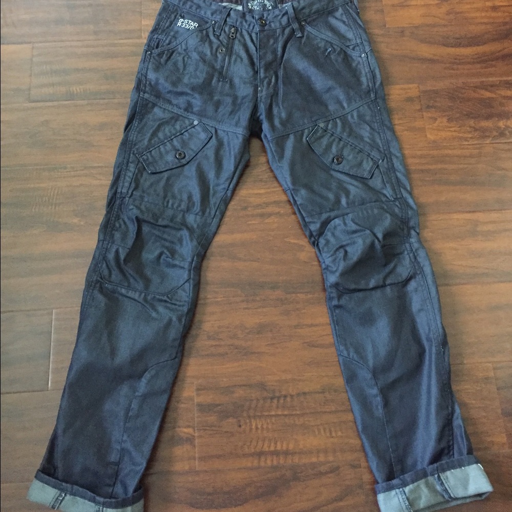 G-Star Raw Denim Wax Coated Jeans