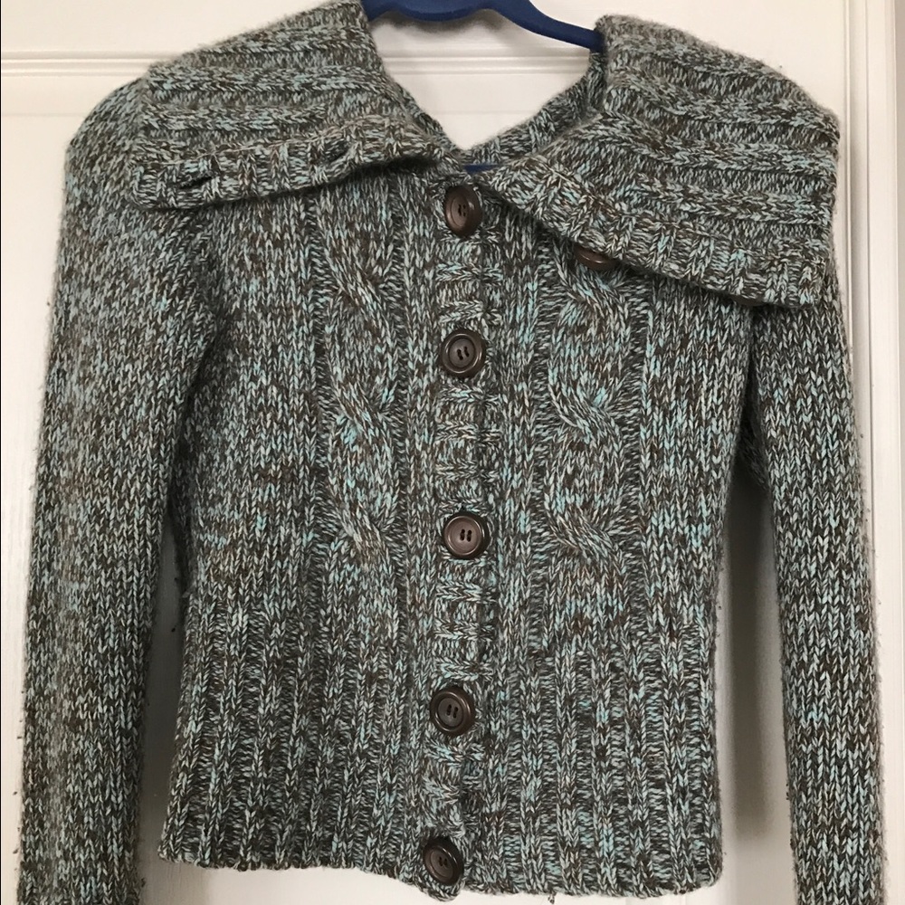 Free People Cashmere Cardigan Shawl Sweater