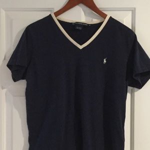 Ralph Lauren Sport navy blue v-neck t-shirt, do