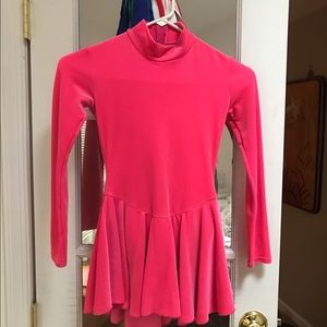 Turtle neck skating dress