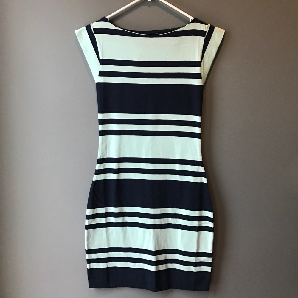 French Connection striped mini dress