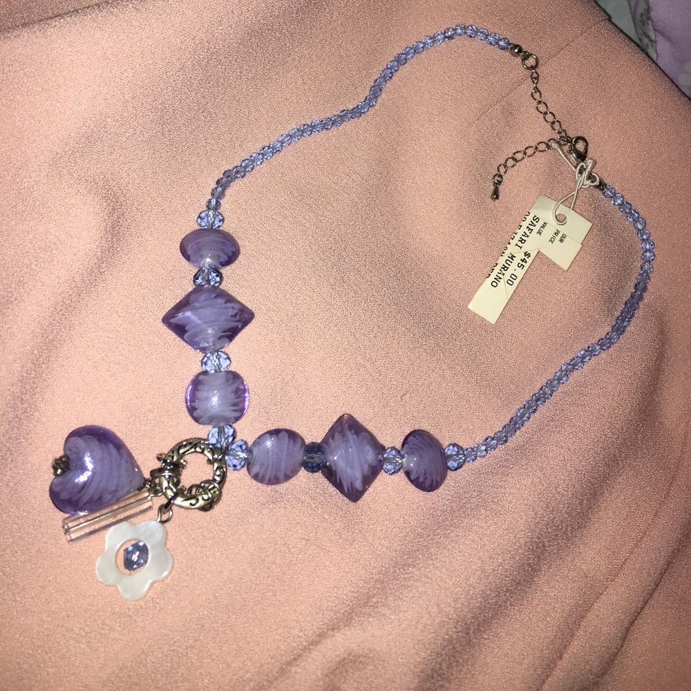 💜NWT 💙 SAFARI MURANO NECKLACE