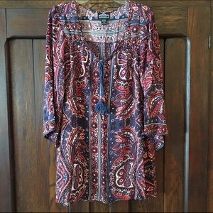 Angie Print Shift Dress