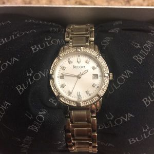 Bulova Womens silver watch