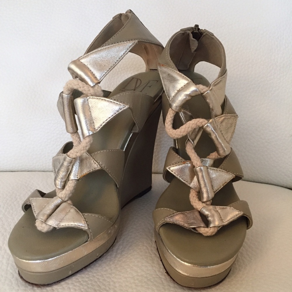 Diane von Furstenberg, Theia platform sandal, 7.5