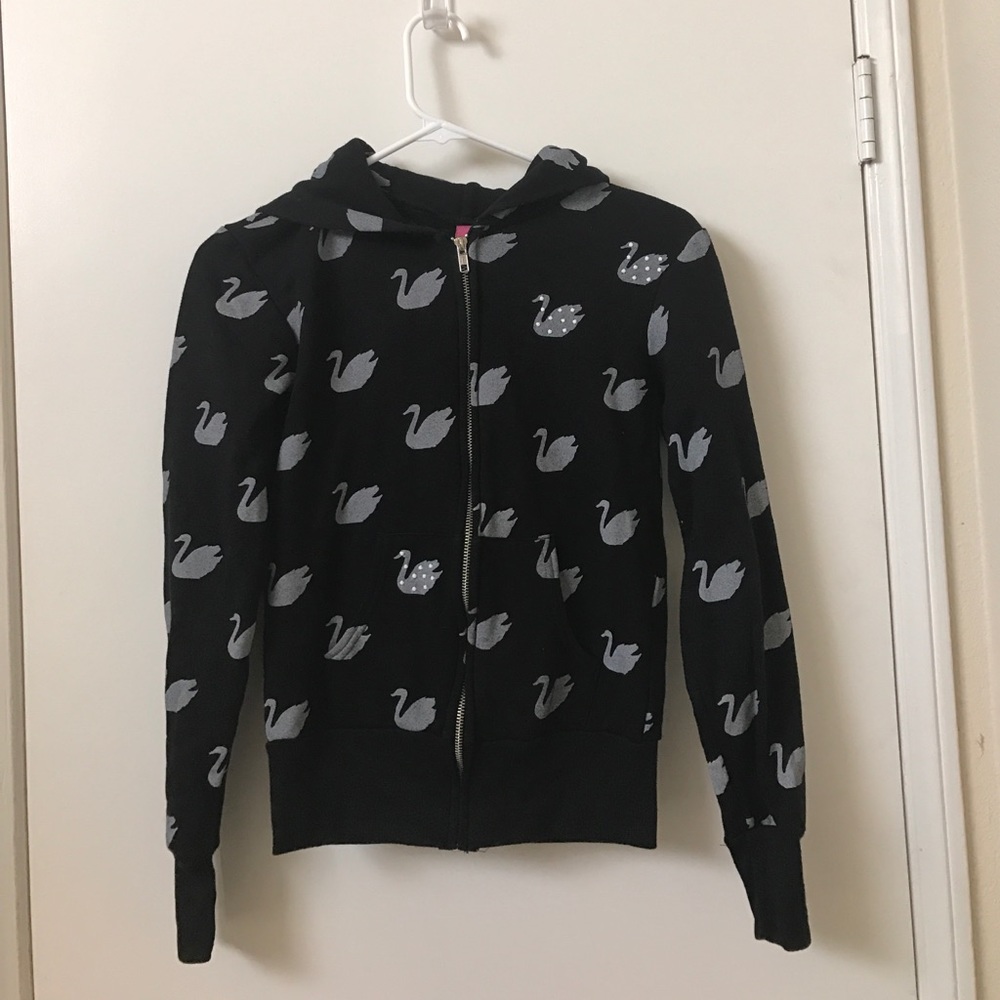 Primp Small swan hoodie