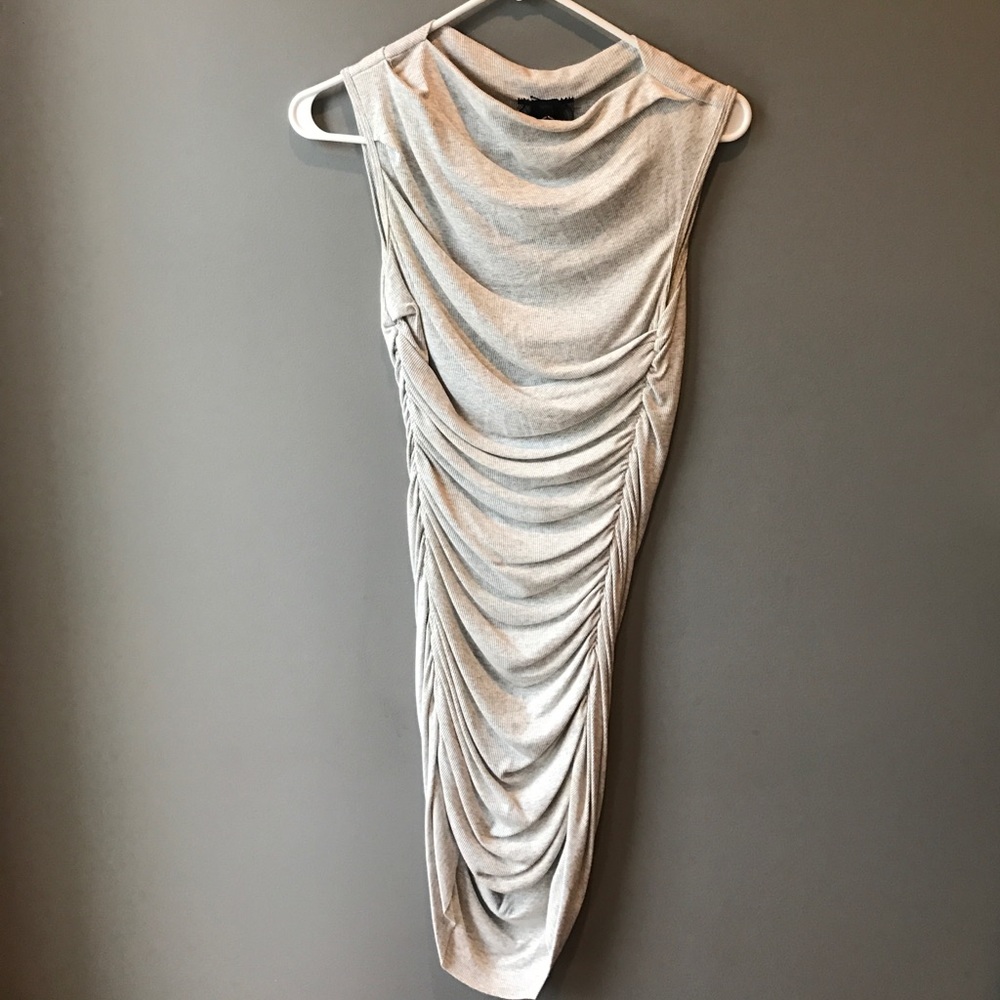 Poleci ruched mini dress