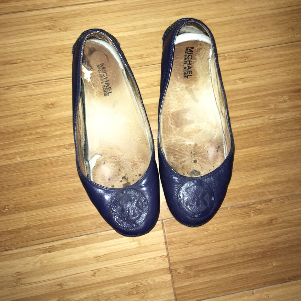 Michael Kors cobalt blue flats