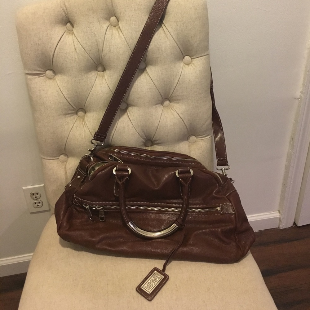 Badgley Mischka leather purse