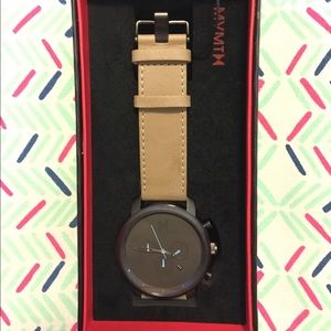 MVMT chronological leather watch