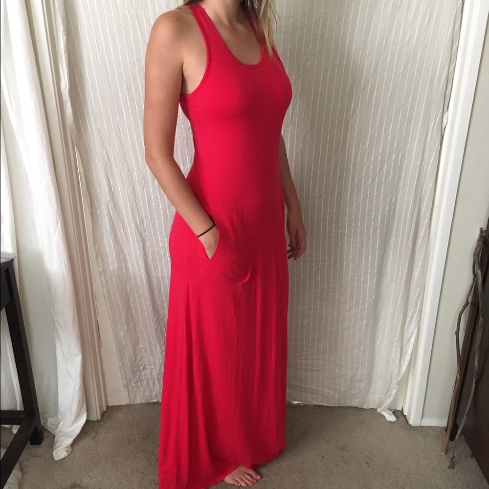 Athleta Pink Maxi-dress