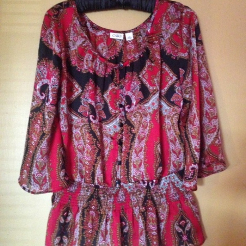 Cato Red Blouse