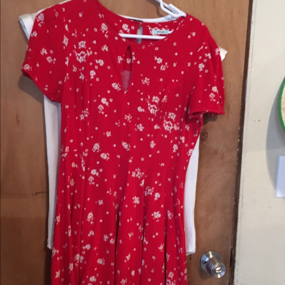 Red dress 100% Rayon
