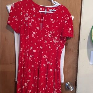 Red dress 100% Rayon