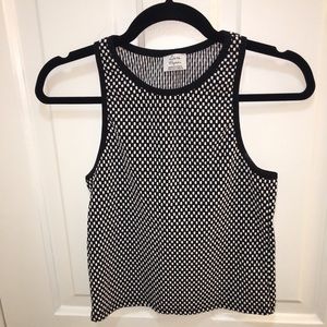 Zara polka dot crop top!