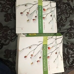 Two organic chemistry book. Book and answer key