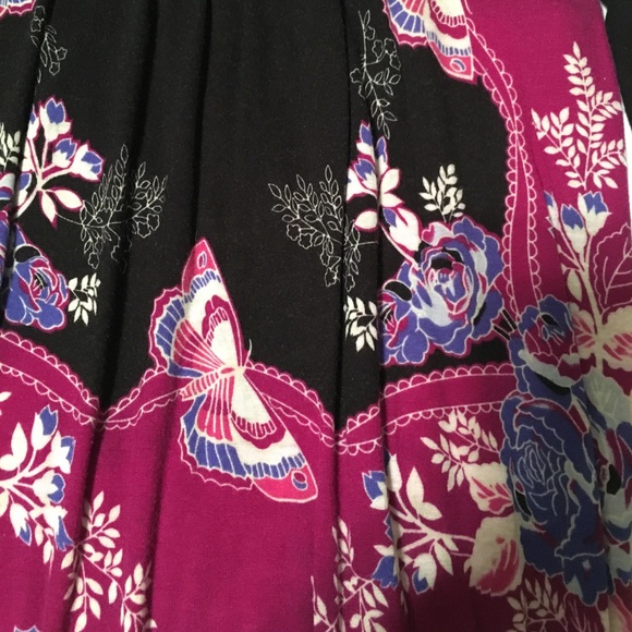 Free People Black Purple tunic - Picture 2 of 4