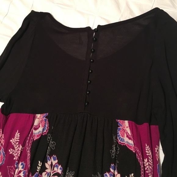 Free People Black Purple tunic - Picture 3 of 4
