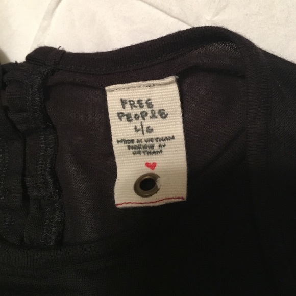 Free People Black Purple tunic - Picture 4 of 4