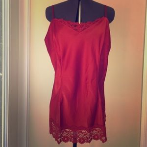 Deep orange silky camisole large from Caslon