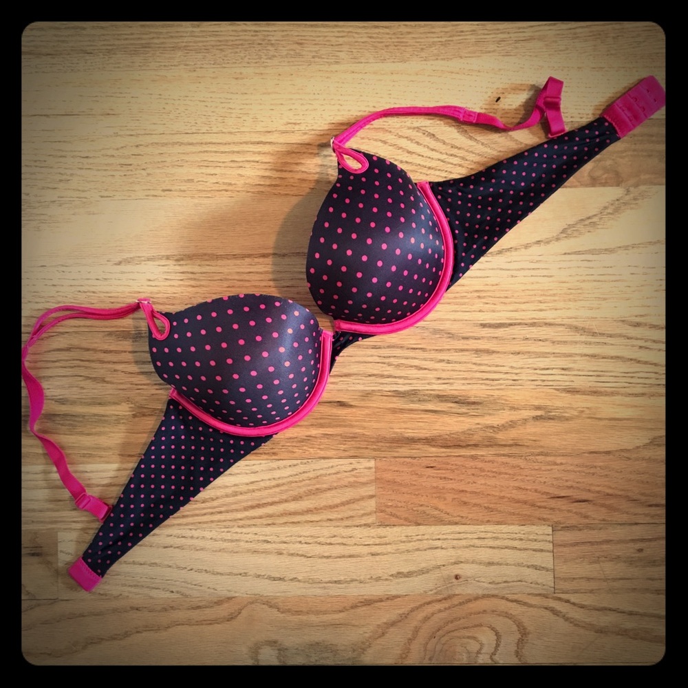 Lily of France 34C super padded push-up bra