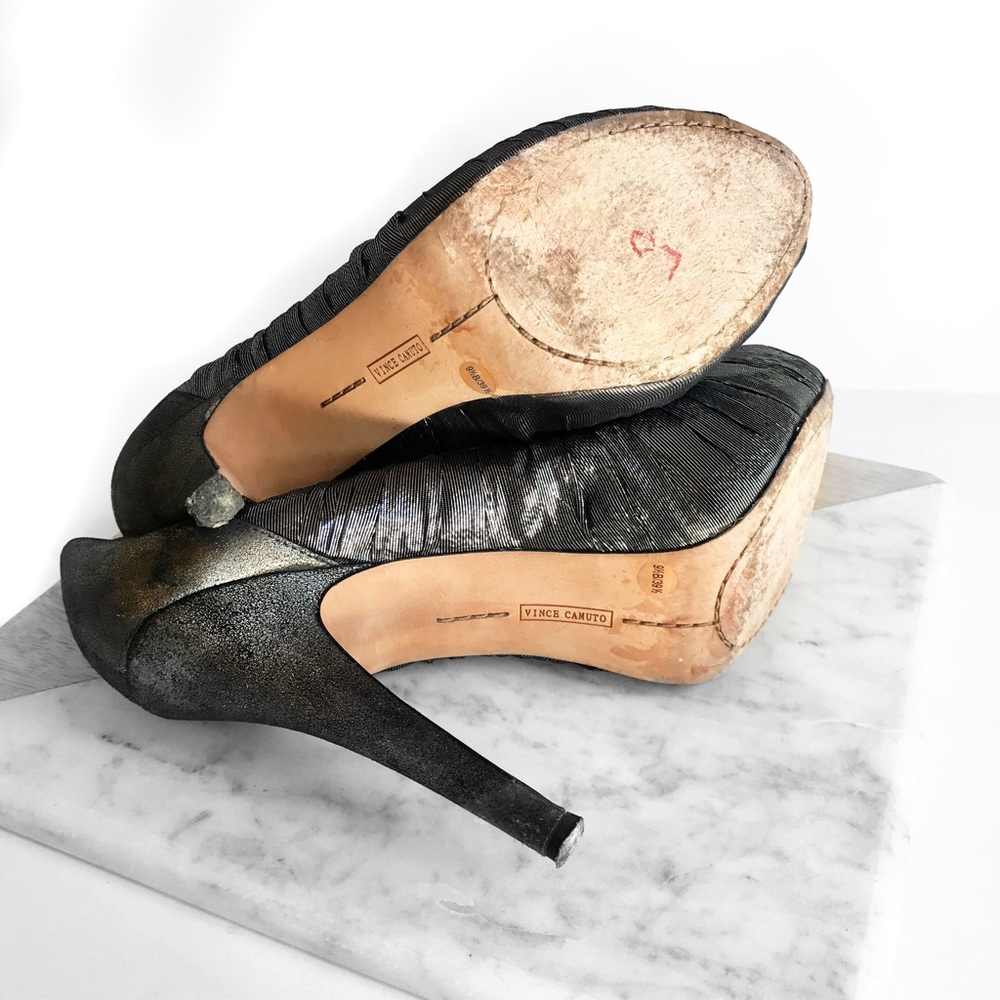 Vince camuto silver metallic heels - Picture 4 of 4
