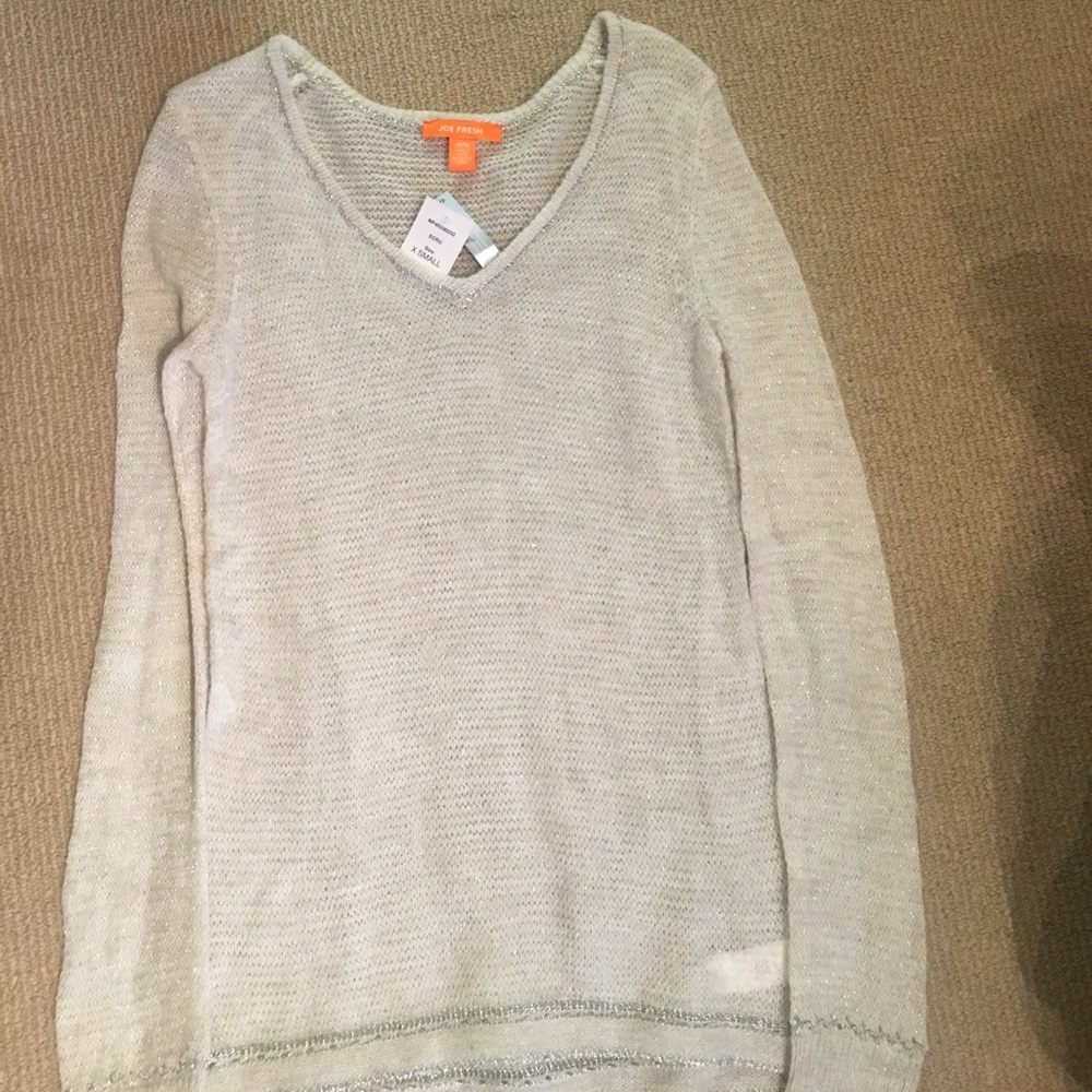 Super soft sheer V neck Joe Fresh sweater