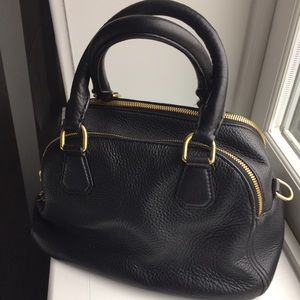 JCrew 2 Handle Satchel with detachable strap.