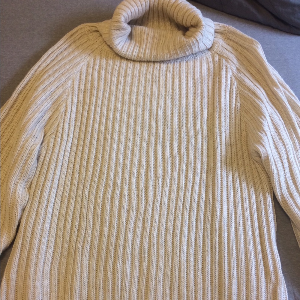 Cream/tan sweater dress